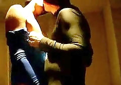 Supermen and spiderman erotic battle