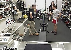 Pawn shop bottom stud 3some drilled by owners after BJ