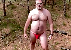 Let's strip down and hike naked together, feeling the nature