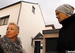 DEUTSCHLANDREPORT - German Aged Mandy Mystery Picked Up By Stranger To Get Screwed