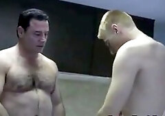 Dirty daddy breeds loud blond twink