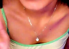 Joi virtual sensacional com cabelereira morena faz