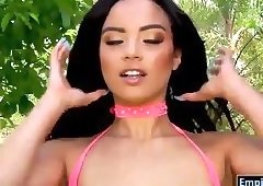 Sweetie Maya Bijou fucked and creampied