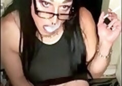 Mature Marilyn Smoking Tease