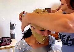 18 Year Old Cutie Bound And Gagged By Kinky Granny