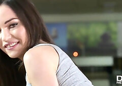 Nataly Gold , Anissa Kate - Girls At The Bowling Alley Do Some Good Ball-polishing