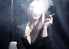 Indulge in the bewitching allure of elegance and sensuality as this breathtaking model takes u throughout a mesmerizing smokin' experience. See a