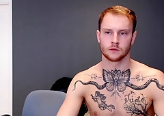 two Splendid Men Have Fun on Web Cam Without A Condom