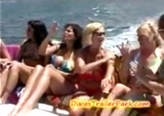 Horny swingers went to Mykonos and had wild parties on a luxurious yacht they have rented