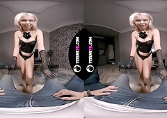 Nico Fucks Herself With A Big Black Fake Dick