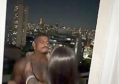 I had sex with my 2 married followers on the building's balcony whilst all the neighbors watched.