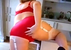 Amateur blond girl with big boobs getting fucked