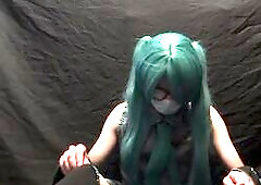 Trap Crossdresser Cosplay Miku