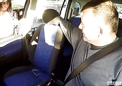 Sensual babe in stockings gets fucked in the missionary pose