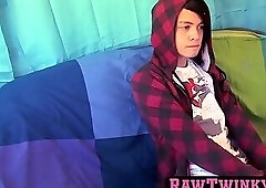 Roxy Red's bareback ride on a hard bus driver's dick