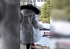 I'm sucking a dude in an old phone booth, my boyfriend is filming and participating, we're taking turns banging my snatch