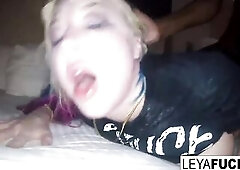 Hooker gets off the snowy streets by anally sweet her pimp