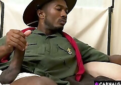 Scoutmaster Sean Xavier Jerks Off Fucks Horny Scout Marcus