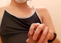 Sukumizu Cosplay Masturbate Japanese Crossdresser Madzmoto