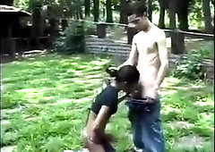 Mexican t-girl with a thirsty throat and getting plumbed