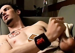 Stud Chainsmoker Axel Busts His Load After Puffing His Cigs