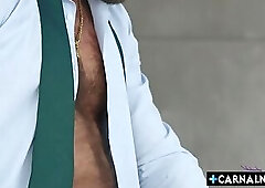 Sir Peters cock thrusting deep inside Bastian KArims ass