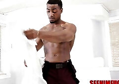 Natalie Tongues Mazee's Backdoor Whilst Riding His Thick BBC Hard!