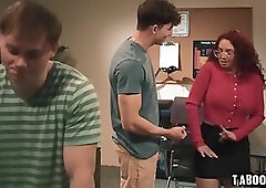 Ms. Kiki D Aire decides to give Parker and Anthony a blowjob