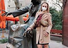 Big-boobed chick Dominno screwed in the cowgirl pose