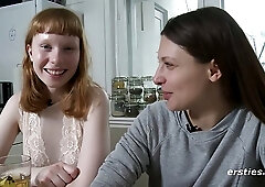 Young lesbians Bonnie and Talia give each other a reason to moan