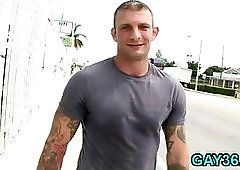 Extremely hot gay fucking