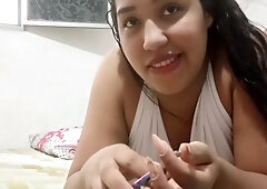 Lets Me Go Play Soccer And I Take The Opportunity To Give Her A Massage That Ends With Her Fucking And I Make My Cum On