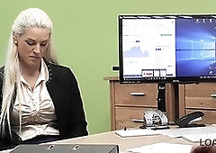 Loan4k. scanty and mind-blowing shop assistant has insane porno