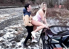 I want to show u my beloved Czech mother I'd like to fuck Ria Sunn. Depraved leggy blondie loves outdoor sex and hawt sperm in her throat! That b