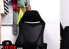 Incompetent Shoplifter Student Gets Taken Into The Backroom For Questioning