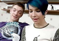 Tiny Piah K Milks Her Boyfriend's Jock Dry After Deepthroat Bang!