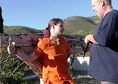 EmilyAddams48h - The ultimate Challenge for the young German Slave Slut - Chapter 21 - Outdoor Prisoner Punishment - Part 1 mp4 HD