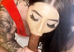 POV English whore meets up with tinder date ends up sucking his huge bbc