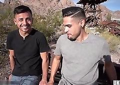 Latin gay anal sex with creampie