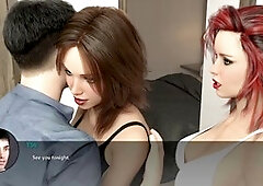 Busty brunette first-timer in a steamy visual experience