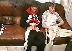 Hung Straight Mate is Tricked into Suckin Fucking Cum P