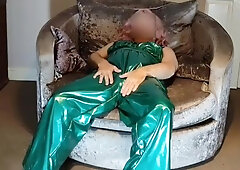 Supah wonderful crossdresser in super-fucking-hot rosy shining sundress