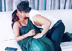 Large titties milky Bhabhi enjoyed hardcore sex with her devar