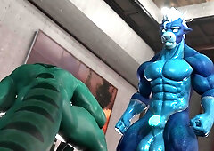 Dick Thirsty, Druth Hard-On Vore Growth Cartoon