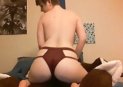 Humping and twerking on a stuffed bear
