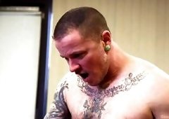 Bound, Blindfolded And Assfucked In The Garage By His Powerful Top