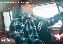 Stranger Masturbating In Her Jeep Gives Me Roadhead And Lets Me Creampie Her!!!