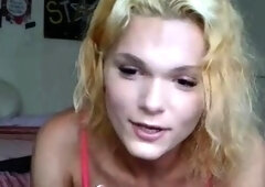 Jerking off shemale tranny solo play