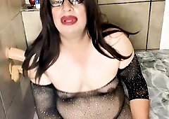 Hello honeys, here I come once more, banging my asspussy with two thick dildos at a time, making my aperture larger, and right after I feed my butt wi