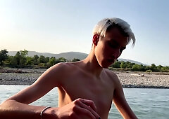 Big Dick Fucks Cute Twink In Tent Outdoors - Oliver Strelly